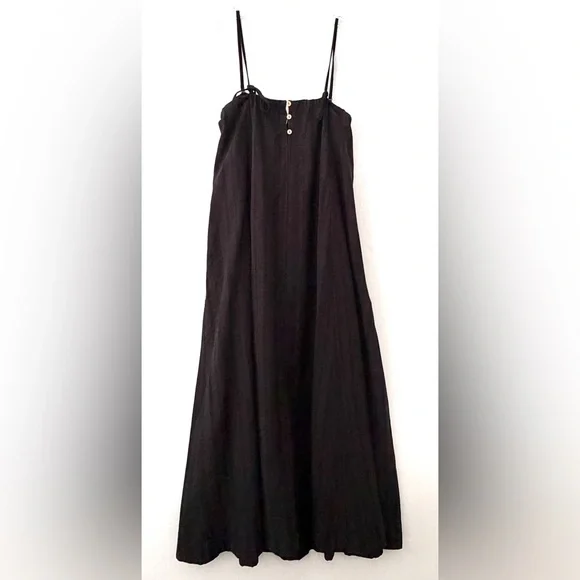 Free People All for Sun Maxi Dress in Black - Picture 6 of 16